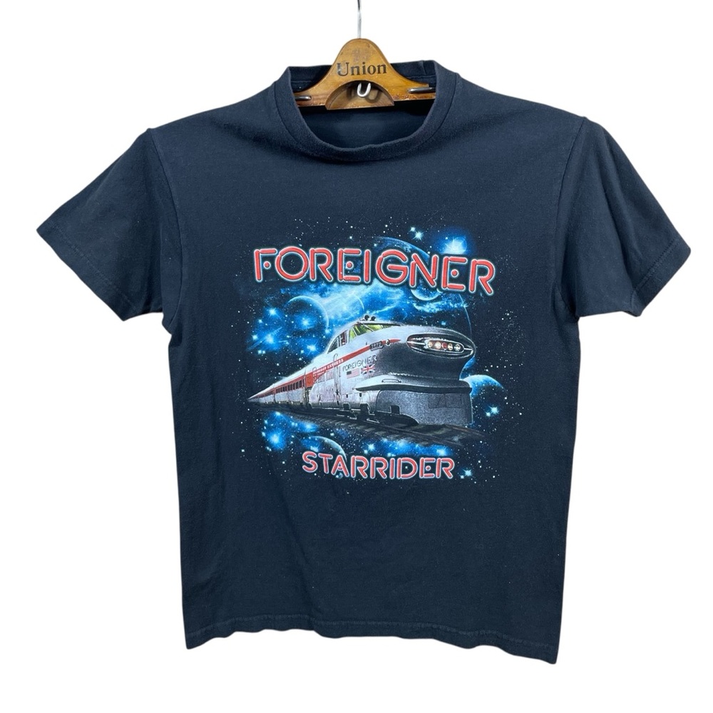 Foreigner Starrider Tour Men’s/ Unisex Band Short Sleeve Tour T-Shirt Size M